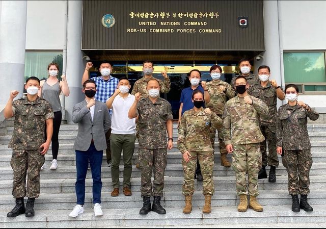 주한미군 캠프 험프리스 근무 시절 데이비드 김