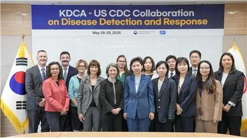 질병청 방문한 미국 질병예방통제센터 관계자들