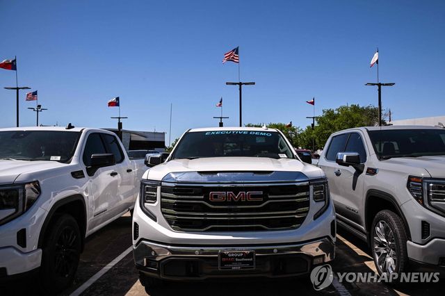 미국 텍사스의 한 자동차 딜러십 매장