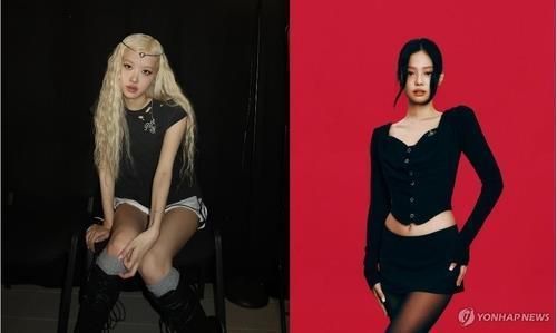 블랙핑크 로제(왼쪽)와 제니