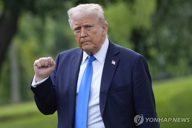 도널드 트럼프 미국 대통령 