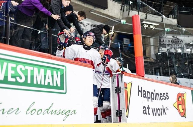 리투아니아와 세계선수권 최종전에 출격한 한국 아이스하키
