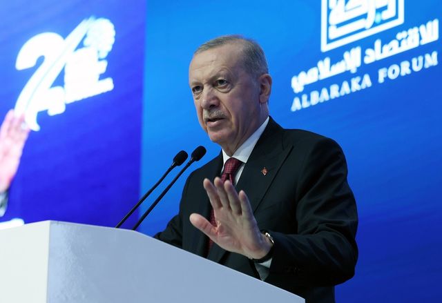 30일(현지시간) 연설하는 에르도안 튀르키예 대통령