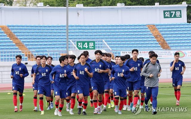 U-20 축구대표팀 소집훈련 원주서 열려