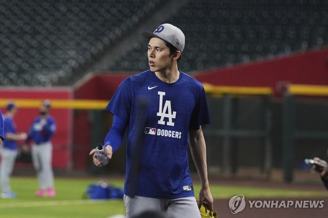 MLB 다저스의 일본인 투수 사사키