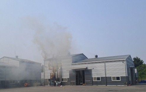 익산 농약 제조공장서 화재