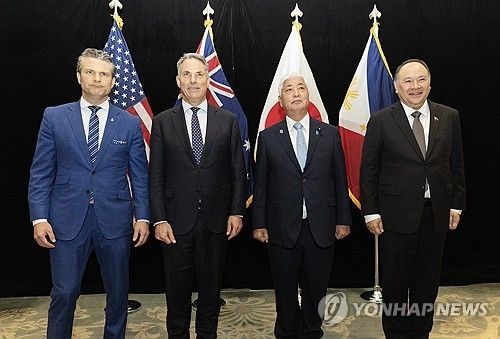 미국·호주·일본·필리핀 국방장관 회담