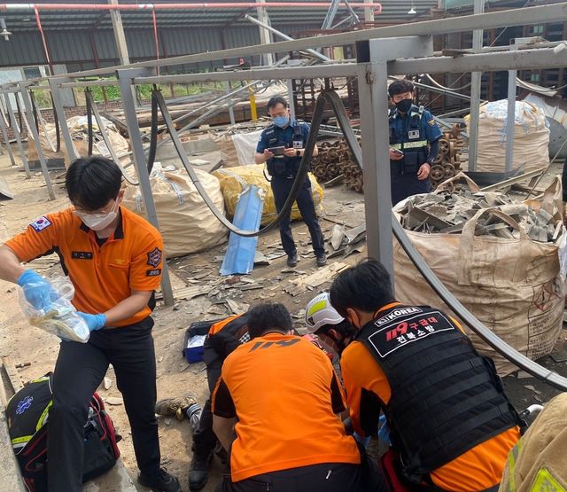  소방당국·경찰 사고현장 조사