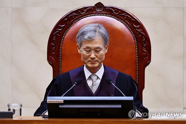 이재명 후보 상고심 선고에 참석한 조희대 대법원장