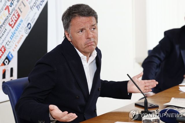 마테오 렌치 전 이탈리아 총리 