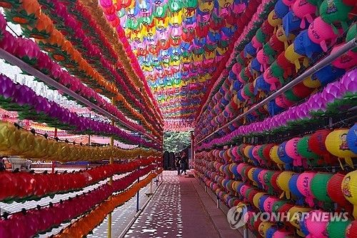 부처님 오신날 앞둔 조계사