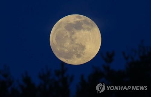 음력 기해년 섣달 보름달