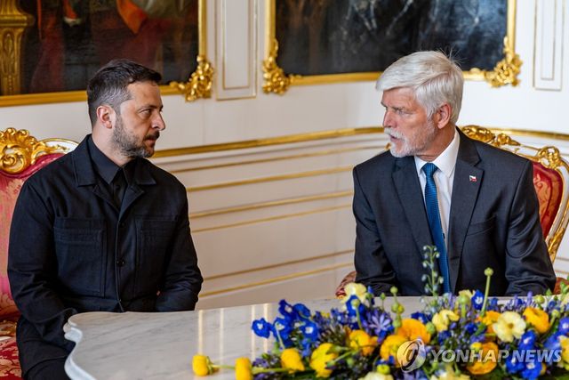 우크라-체코 정상