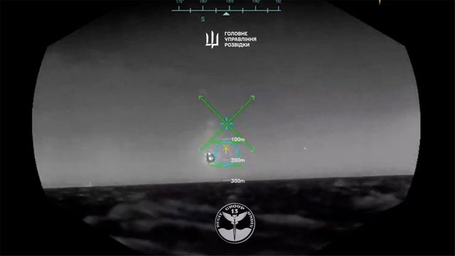 우크라이나가 공개한 러시아 전투기 격추 영상