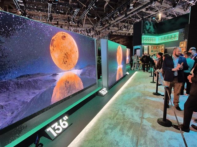 하이센스 CES 2025 부스 전경