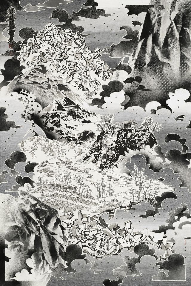 손동현,한림모설(寒林暮雪), 2024-2025