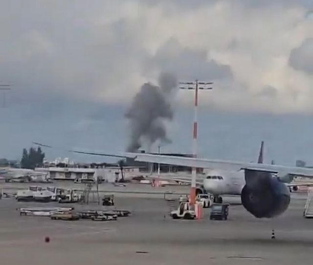4일(현지시간) 미사일 공격을 당한 이스라엘 텔아비브 벤구리온 국제공항
