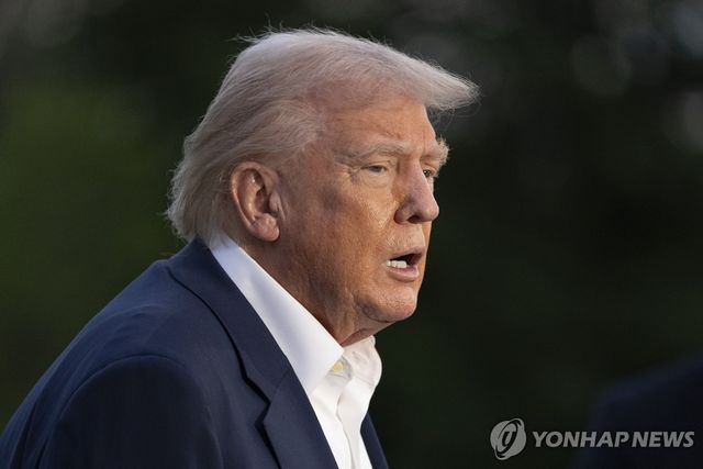 도널드 트럼프 미국 대통령