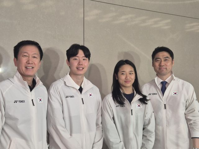박주봉 감독, 서승재, 안세영, 김동문 대한배드민턴협회장