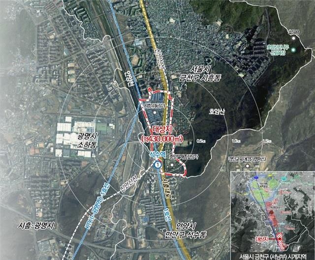 석수역세권 준공업지역 일대 마스터플랜 대상지