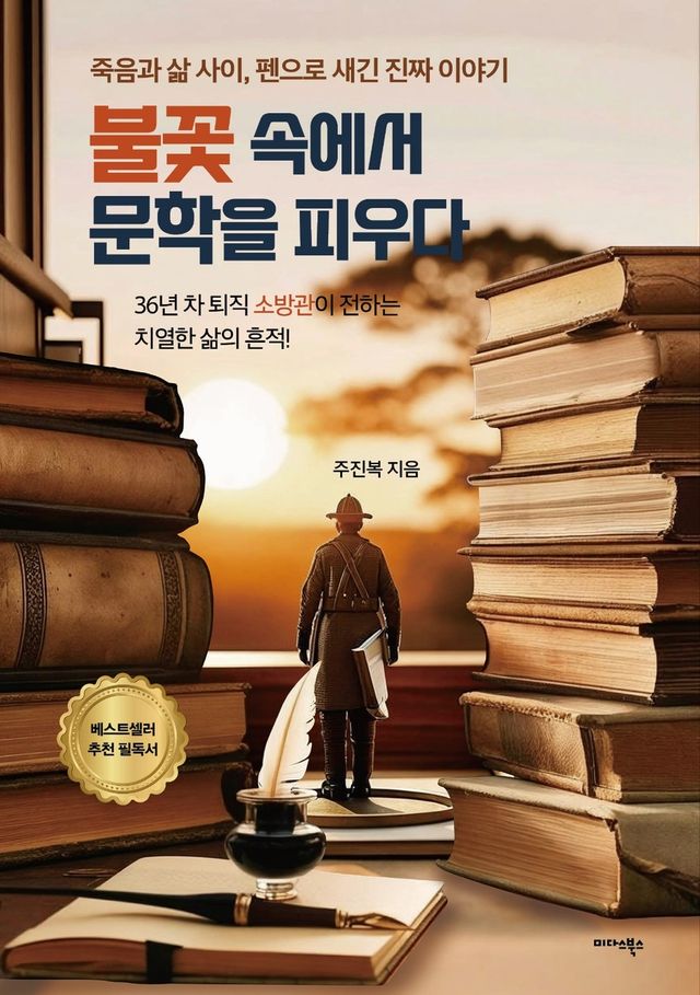 '불꽃 속에서 문학을 피우다' 표지