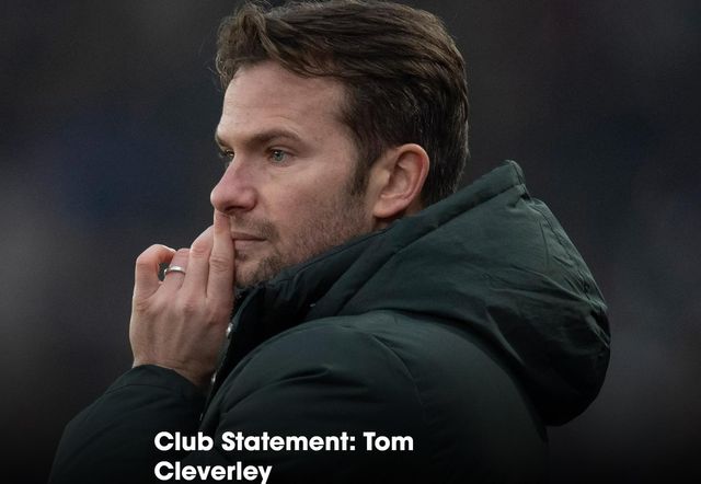 톰 클레버리 감독과 결별을 발표한 왓퍼드 구단