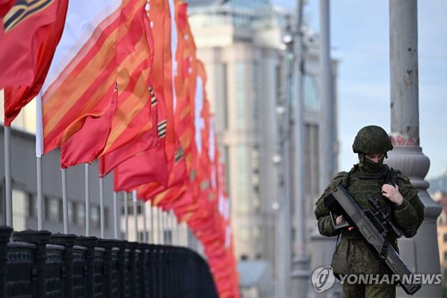 전승절 앞두고 보안 강화된 모스크바