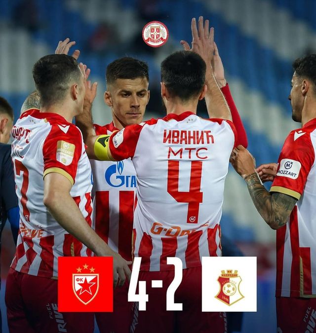 세르비아컵 결승에 진출한 즈베즈다