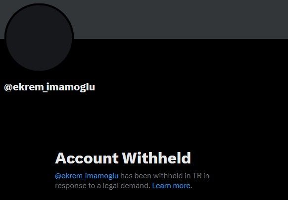 튀르키예서 야권 대선주자 이마모을루 엑스 계정 차단