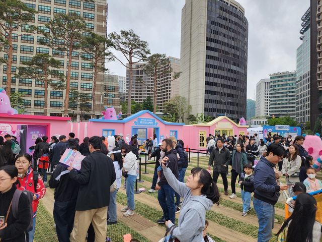 서울시 캐릭터 '해치' 팬파티 성황…6일간 4만여명 찾아