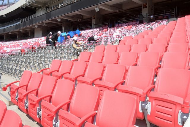 광주기아챔피언스필드 관람석 교체