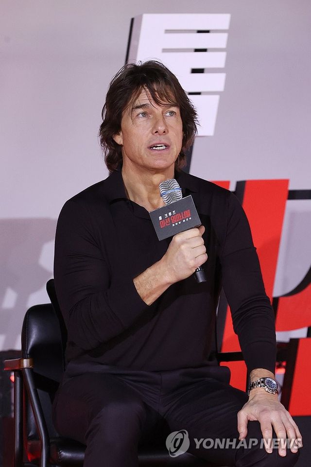 톰 크루즈, 내한 기자간담회