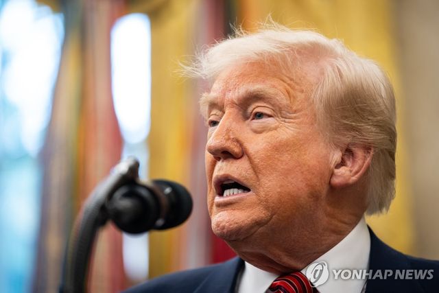 도널드 트럼프 미국 대통령