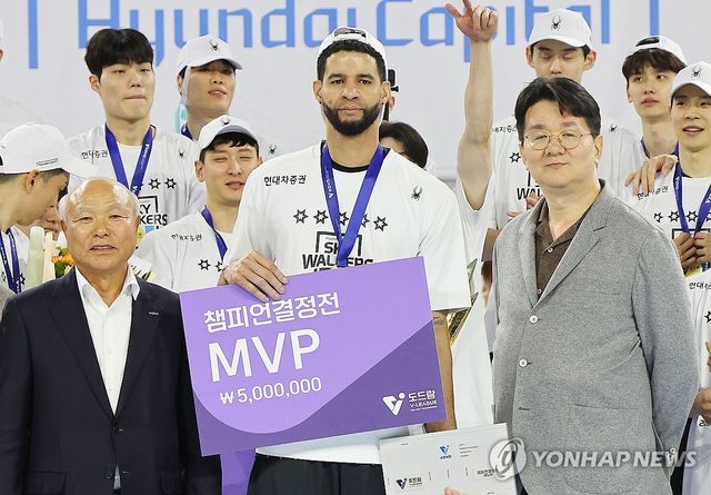 MVP 선정된 현대캐피탈 레오