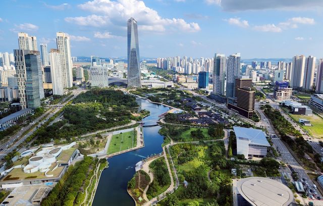 송도국제도시 전경