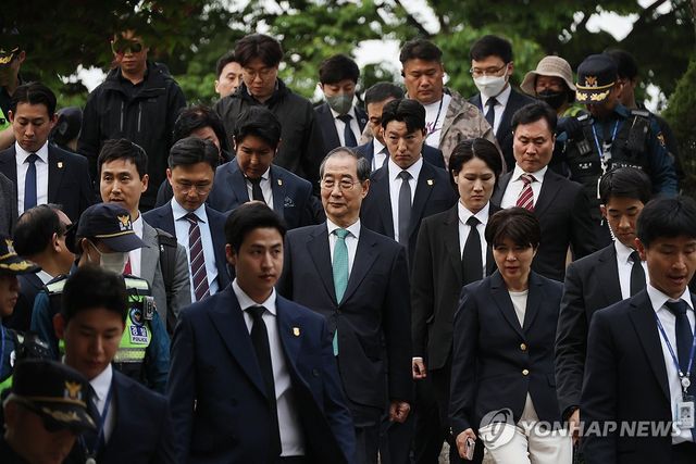 회동 마친 무소속 한덕수 대선 예비후보