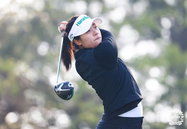 지위아이의 KLPGA 투어 대회 경기 모습. 