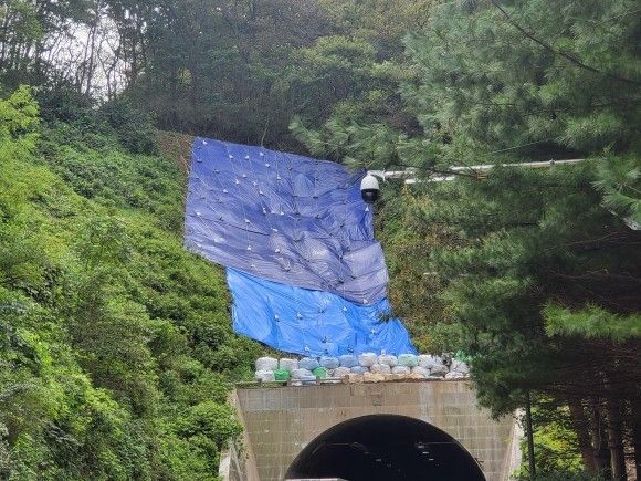 영암 풀치터널 보강 공사 구간
