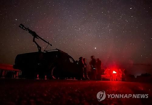 우크라 방공부대 모습