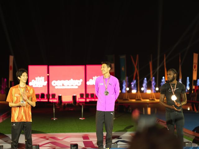 왓 그래비티 챌린지에서 우승한 우상혁