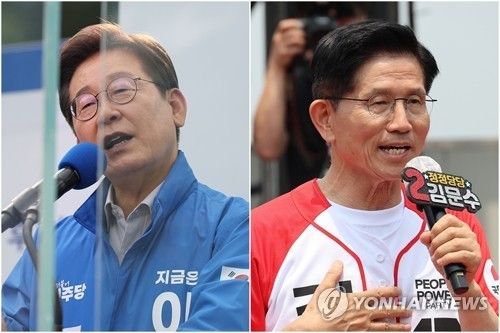 이재명, 김문수 후보