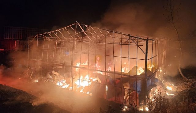 불이 난 김제 버섯재배사