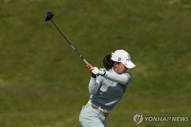 고진영의 3라운드 모습. 