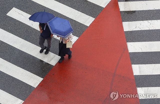 비 내리는 풍경