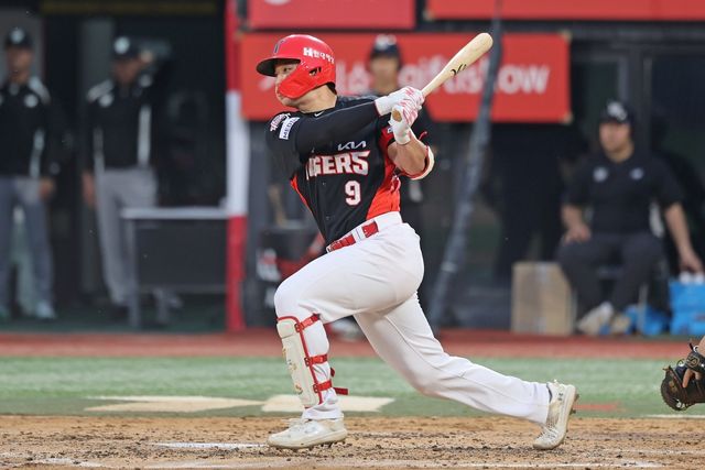 KIA 윤도현의 5월 22일 kt전 경기 모습. 