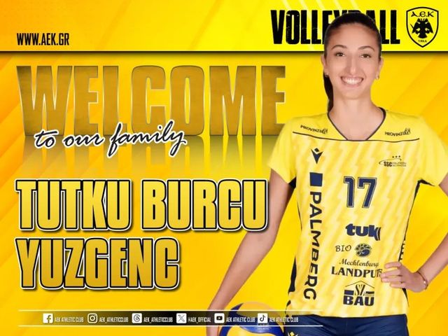 투트쿠 입단 계약을 알린 AEK 아테네