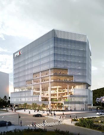 피에스케이홀딩스 판교 R&D 캠퍼스 조감도