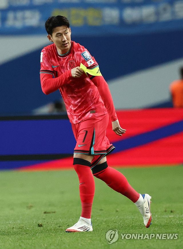 오현규 대신 교체 투입되는 손흥민