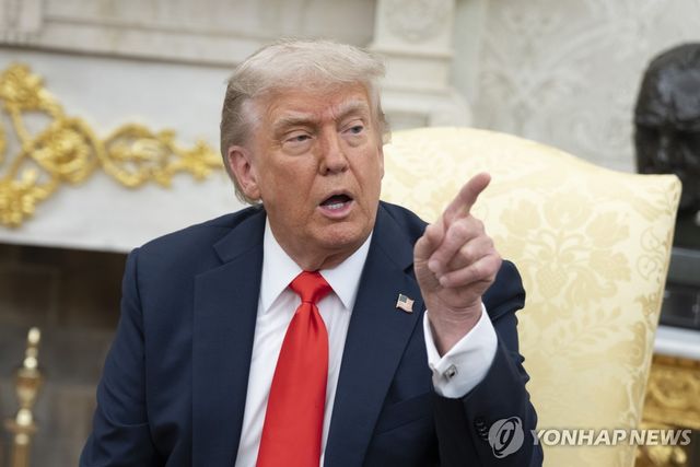 대통령 권한의 한계를 시험하고 있다는 평가를 받는 도널드 트럼프 미국 대통령 [EPA 연합뉴스 자료사진. 재판매 및 DB 금지]