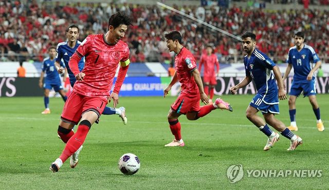 손흥민의 드리블